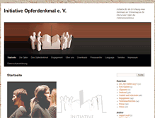 Tablet Screenshot of opferdenkmal-oberursel.org